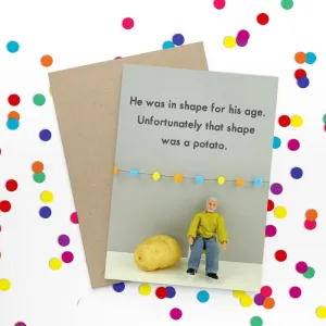  Potato  Greeting Card