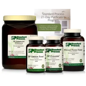 Purification Product Kit with SP Complete® Vanilla and Whole Food Fiber, 1 Kit With SP Complete Vanilla & Whole Food Fiber