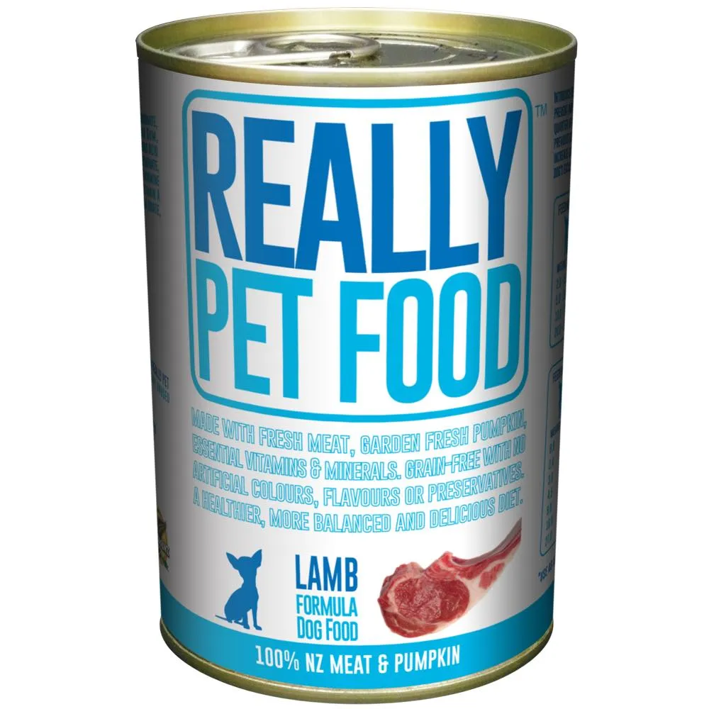 Really Pet Food Lamb Canned Dog Food 375g