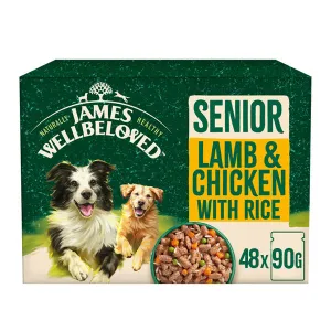 Senior Lamb & Chicken & Rice in Gravy Wet Dog Food Pouches