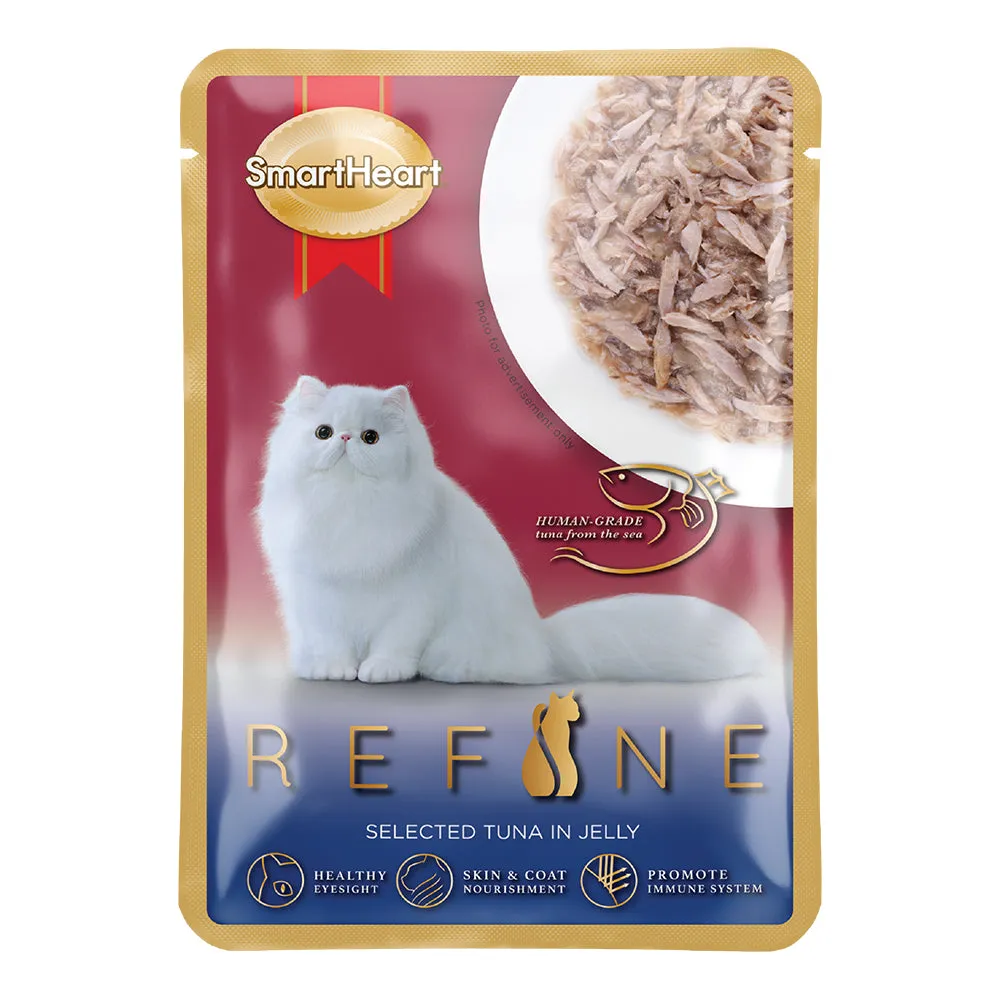 SmartHeart Cat Pouch Refine Selected Tuna in Jelly 70g