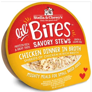 Stella & Chewy's Lil Bites Savory Stew Chicken Dog Food 2.8 oz