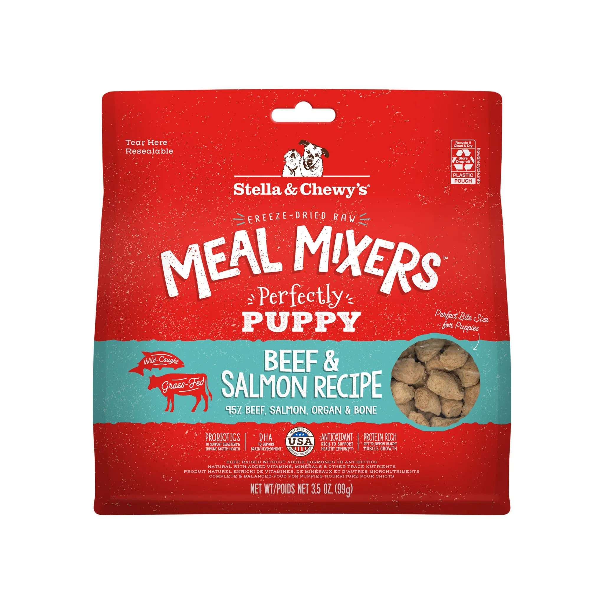 Stella & Chewy's Puppy Meal Mixer Beef & Salmon