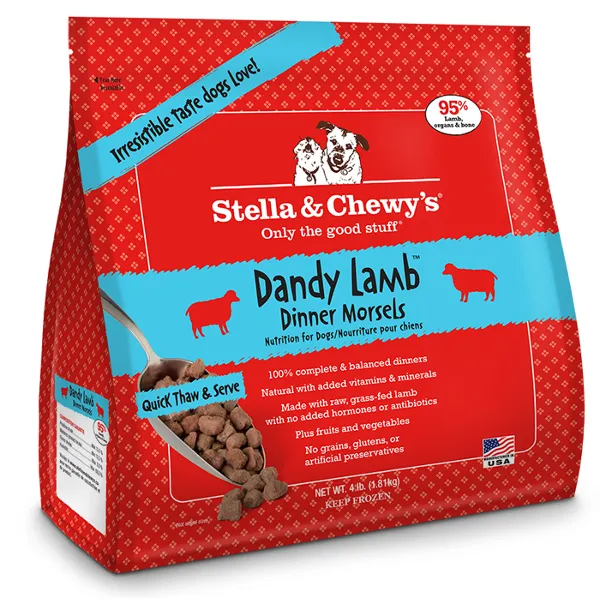 Stella & Chewy's Raw Frozen Dandy Lamb Dinner Morsels Dog Food