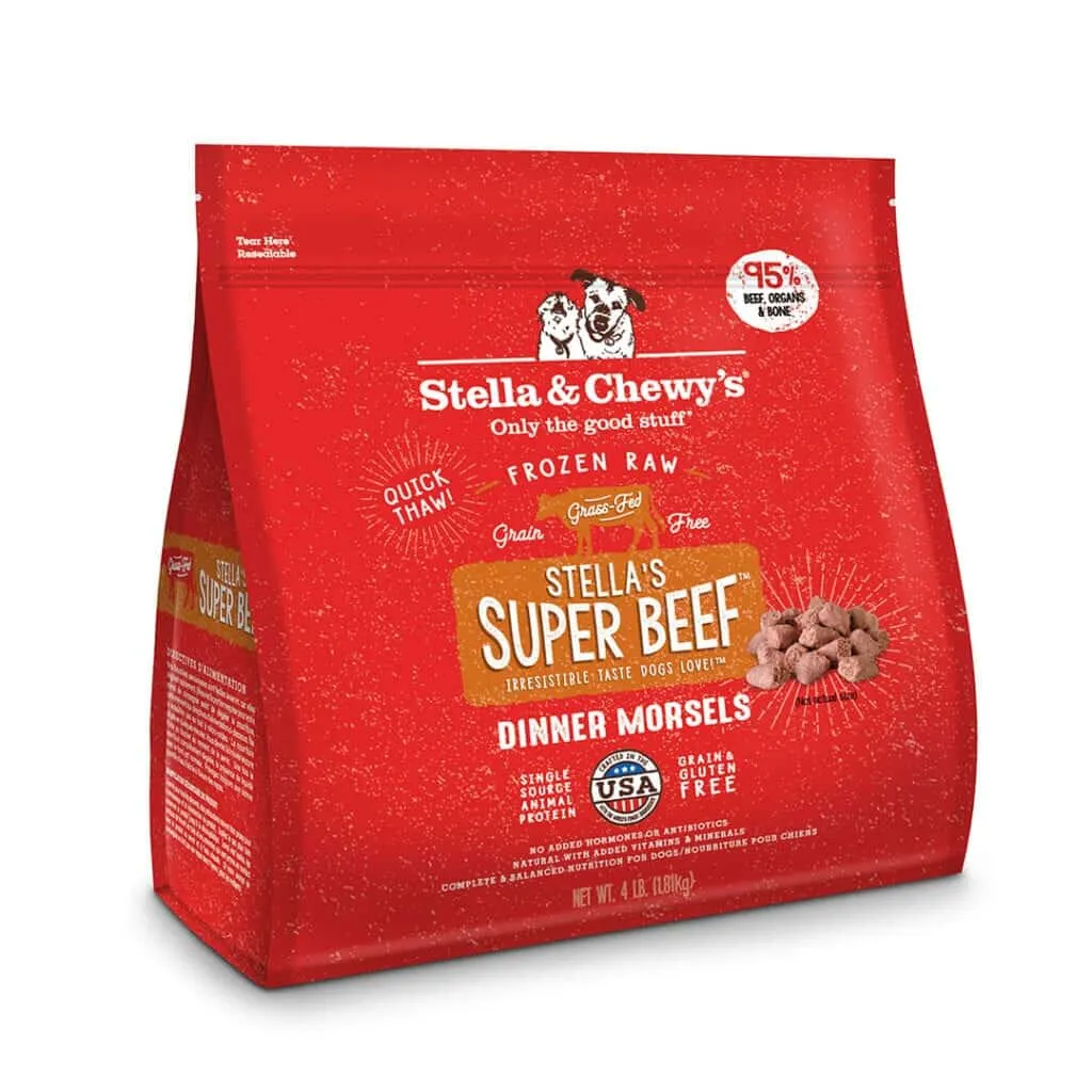 Stella & Chewy's Raw Frozen Stella's Super Beef Dinner Morsels Dog Food