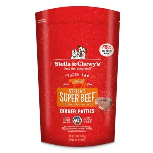 Stella & Chewy's Raw Frozen Stella's Super Beef Dinner Patties Dog Food