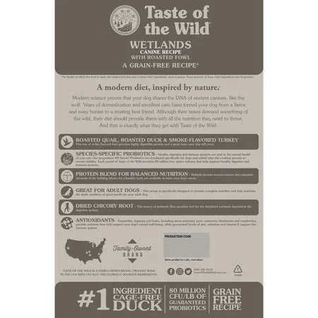 Taste of the Wild Grain-Free Dry Dog Food