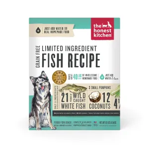 The Honest Kitchen Grain Free Limited Ingredient Fish Recipe Dehydrated Dog Food