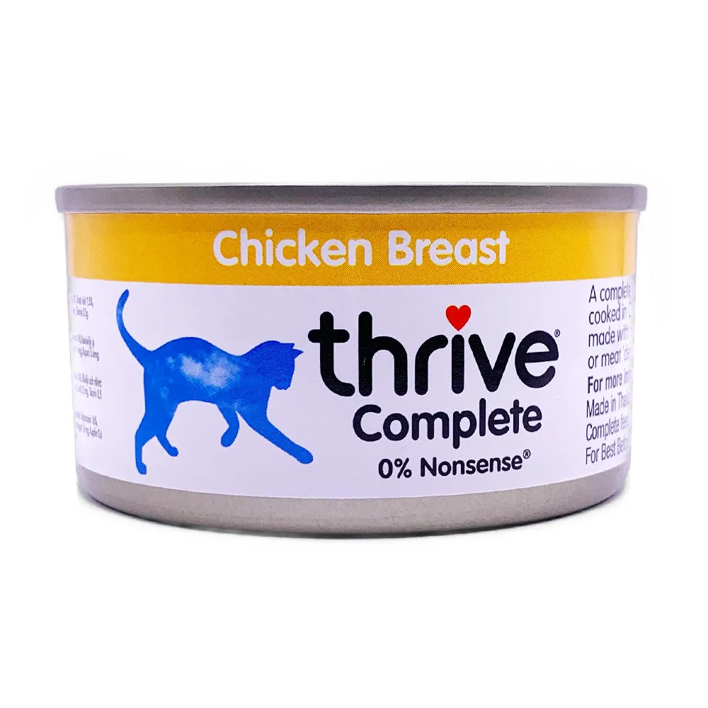 Thrive Cat Wet Food Chicken Breast 75g x 12