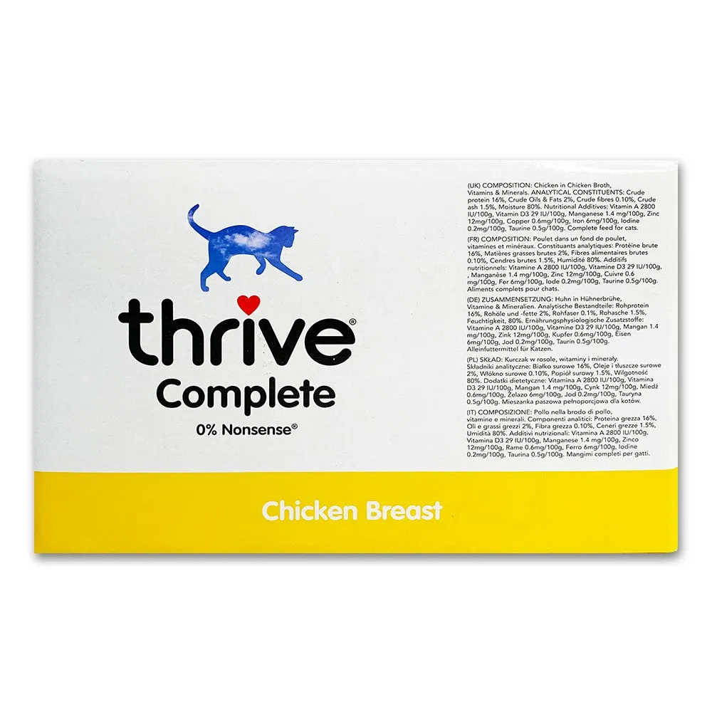 Thrive Cat Wet Food Chicken Breast 75g x 12