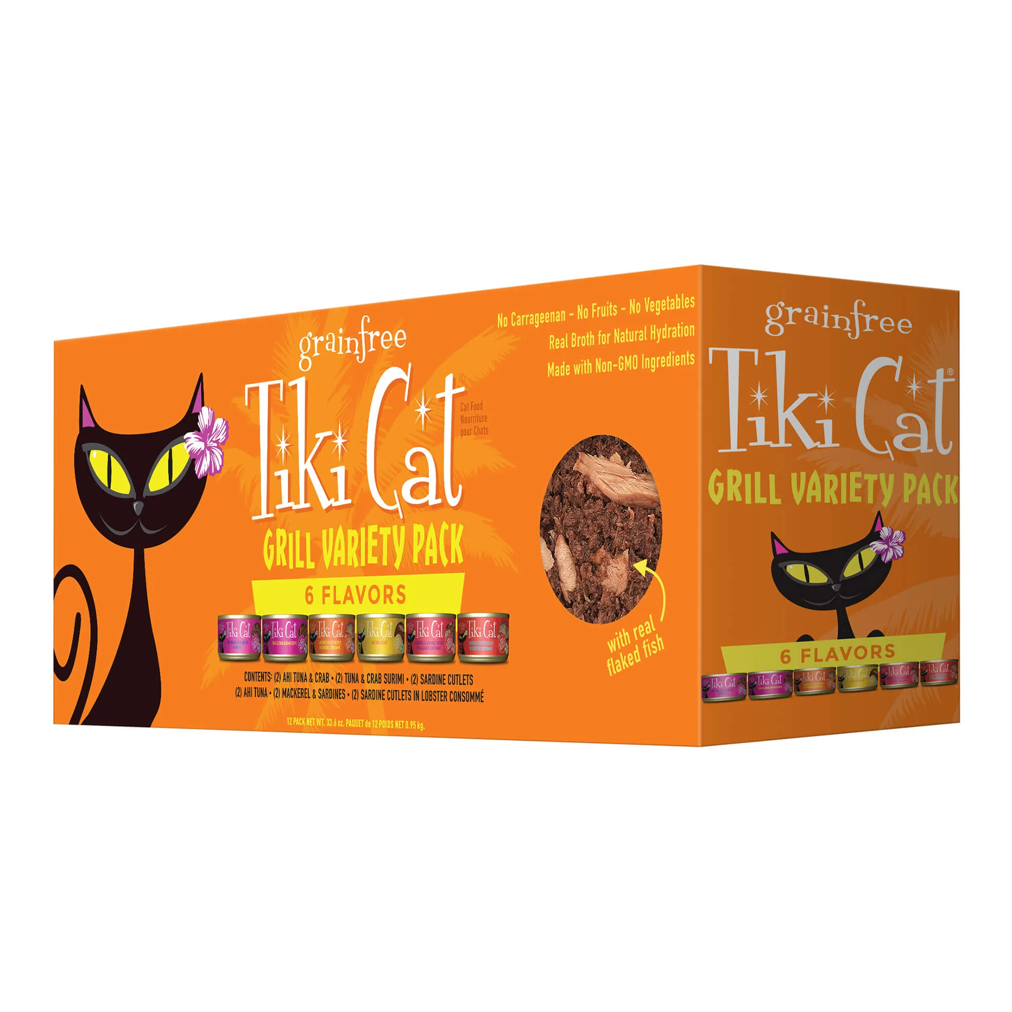 Tiki Cat Grill Wet Cat Food, Variety Pack