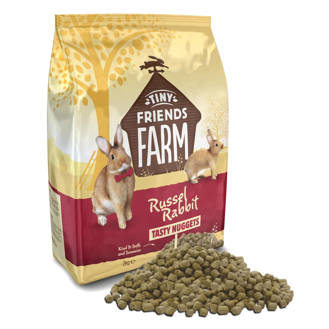 Tiny Friends Farm Russel Rabbit Tasty Nuggets 2kg