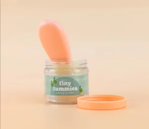 Tiny Tummies Apple Puree Food Jar and Spoon Set