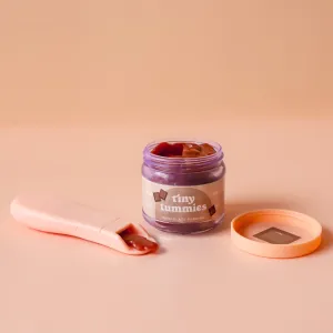 Tiny Tummies Chocolate Pudding Food Jar and Spoon Set