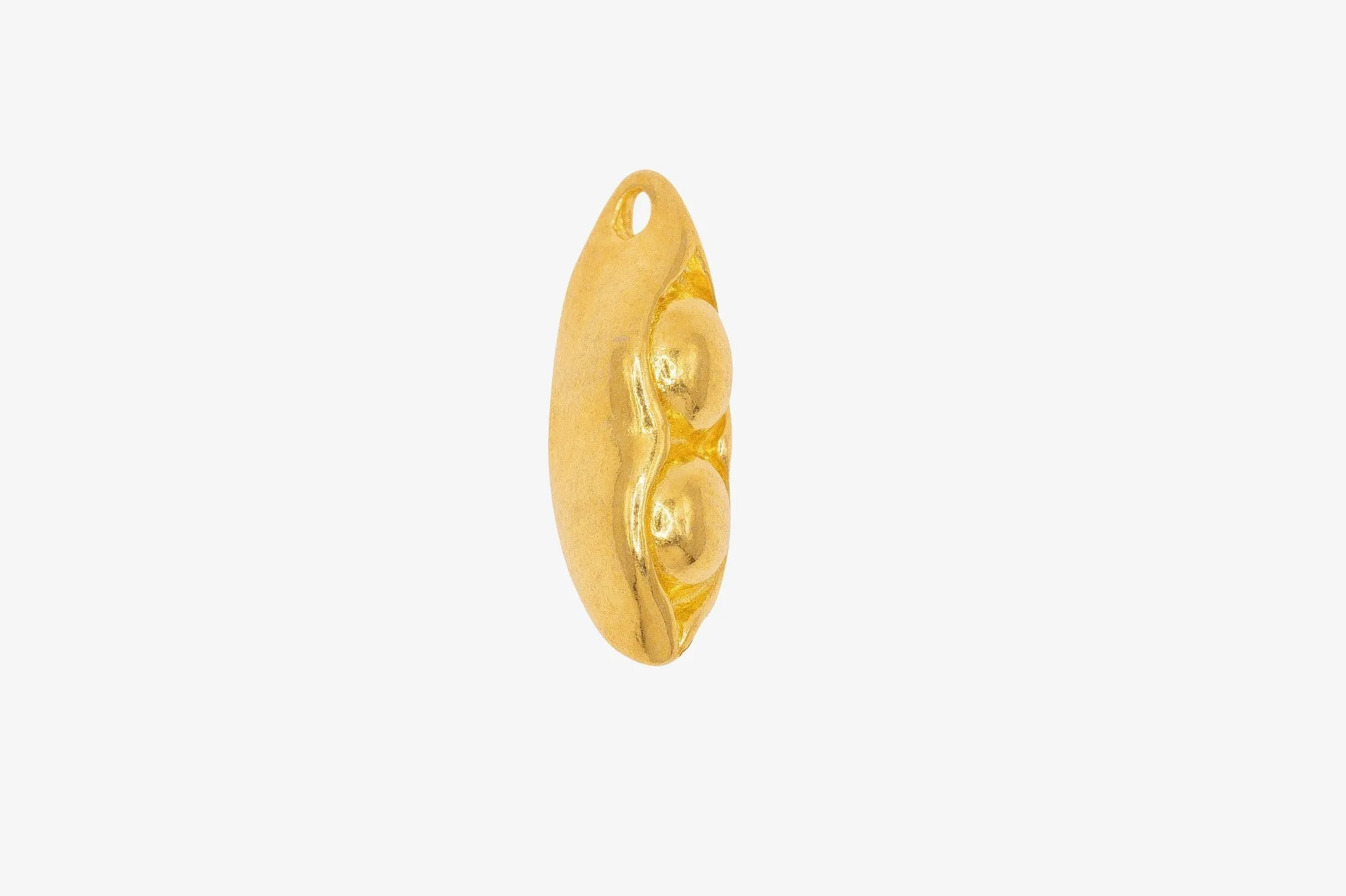 Two Peas in a Pod Charm Wholesale 14K Gold, Solid 14K Gold, 347G