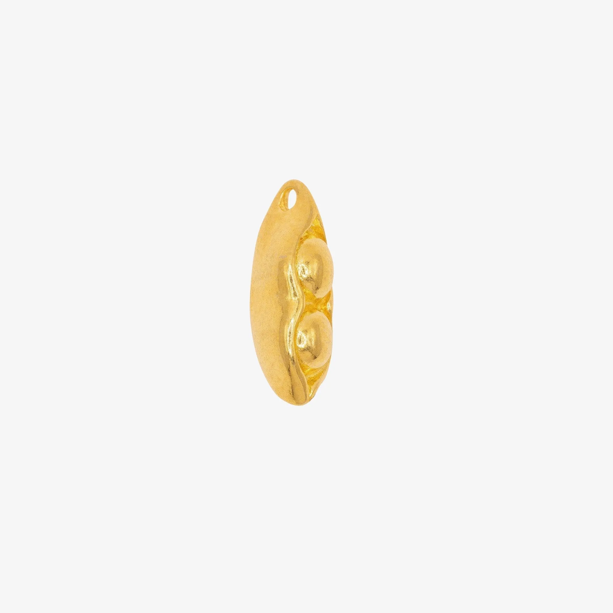 Two Peas in a Pod Charm Wholesale 14K Gold, Solid 14K Gold, 347G