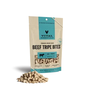 Vital Essentials Freeze-Dried Beef Tripe Dog Treats 2.3 oz