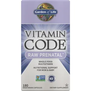 Vitamin Code Raw Prenatal 180 vcaps by Garden Of Life