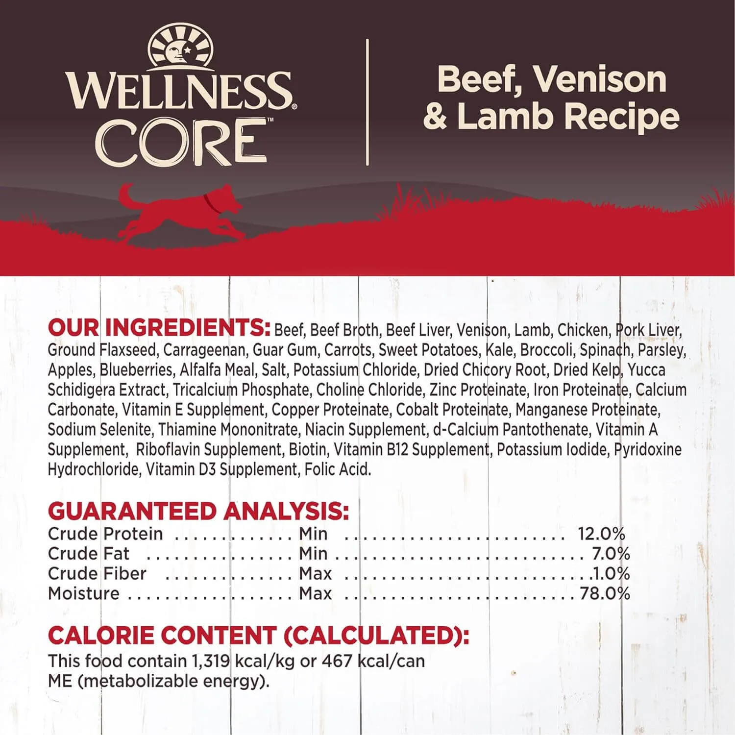 Wellness Grain-Free CORE Canned Dog Food