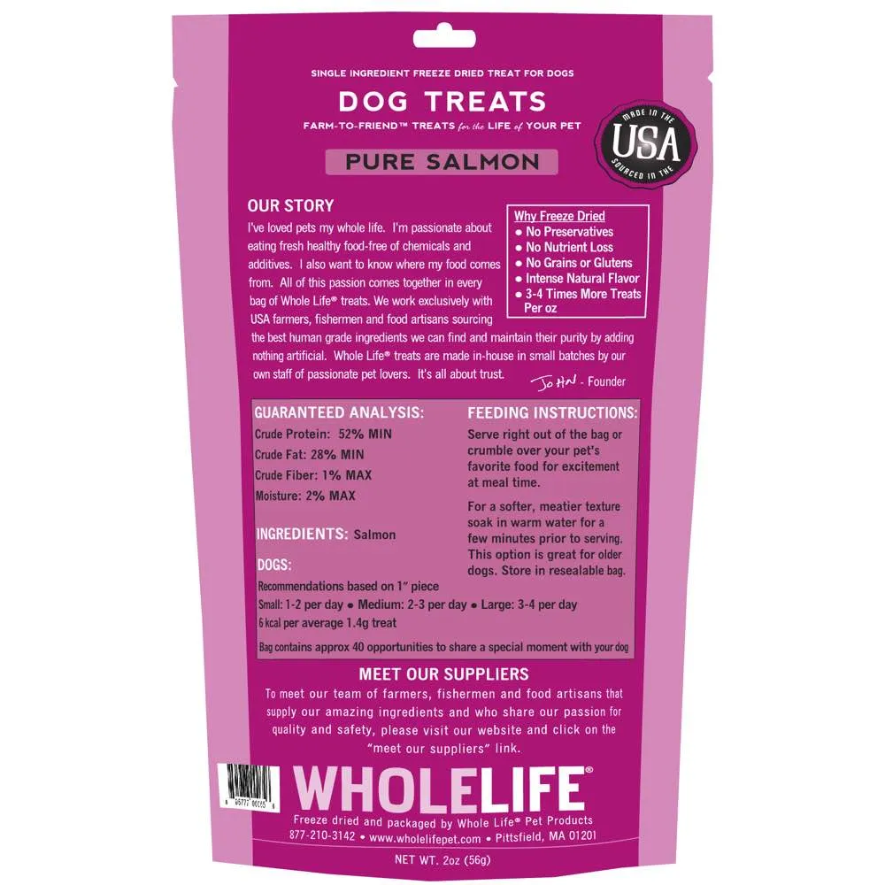 Whole Life Originals Freeze Dried Salmon Dog Treats