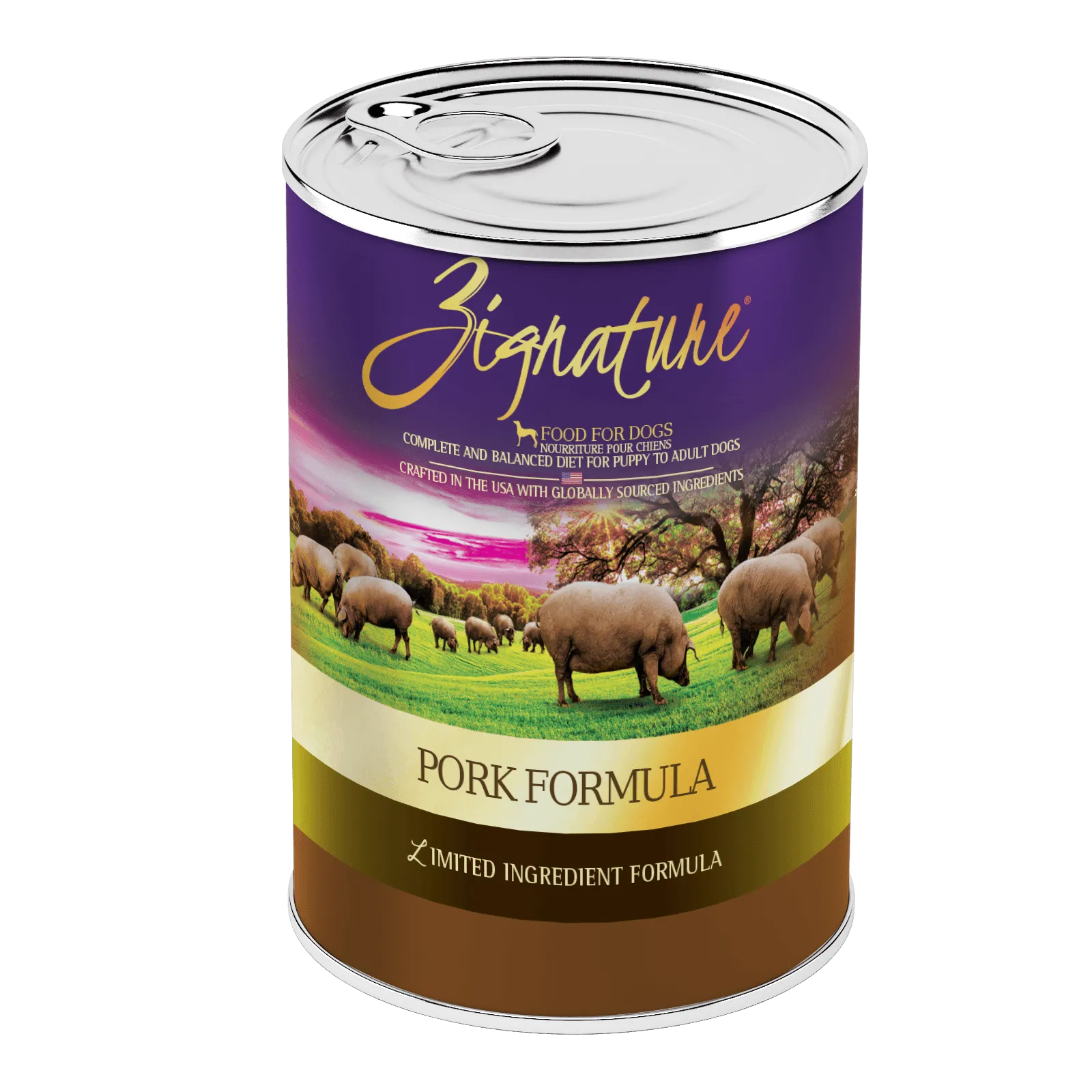 Zignature Pork Formula For Dog Canned Food, 13oz