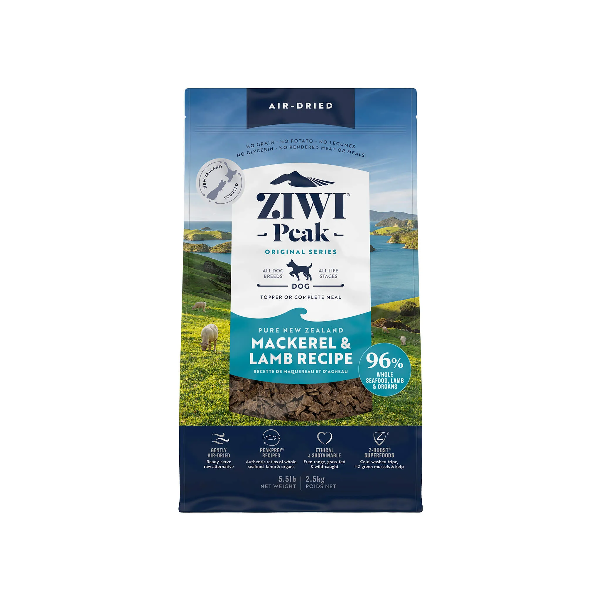 ZiwiPeak Daily Cuisine Grain-Free Air-Dried Dog Food