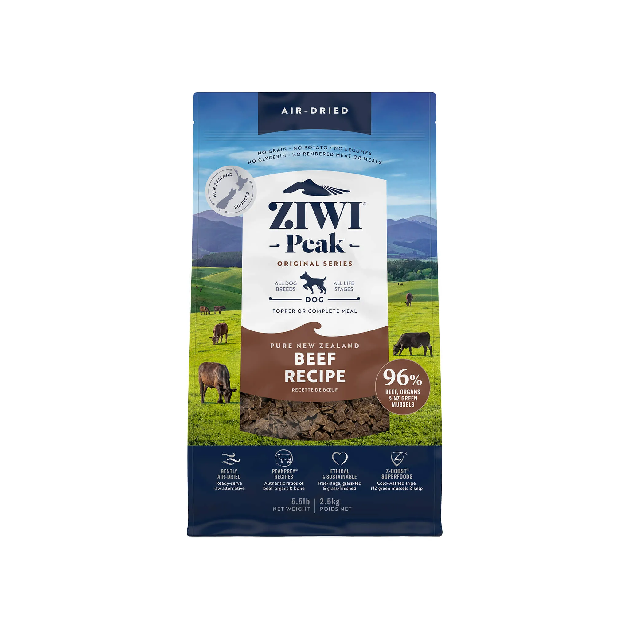 ZiwiPeak Daily Cuisine Grain-Free Air-Dried Dog Food